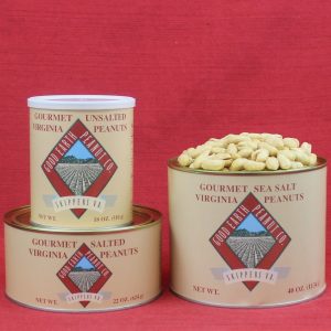 Peanuts by the tin